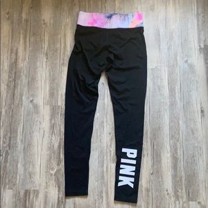 PINK reversible workout leggings
